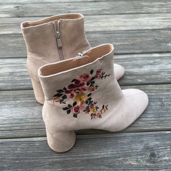Zara Trafaluc Women Boot Shoes Flower Embroidery H - Picture 4 of 12